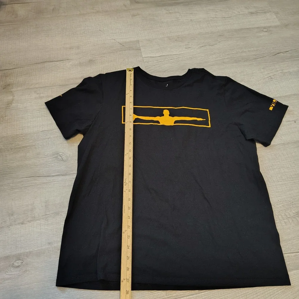 Jordan Wings As For Js Villa Join The Movement Black Yellow T-Shirt Mens XL